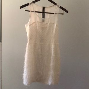 Short Slim Fit Ivory Dress